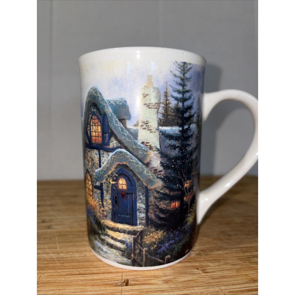 2003 Thomas Kinkade Stone Cottage Coffee Tea Mug Painter of Light CollectibleVTG